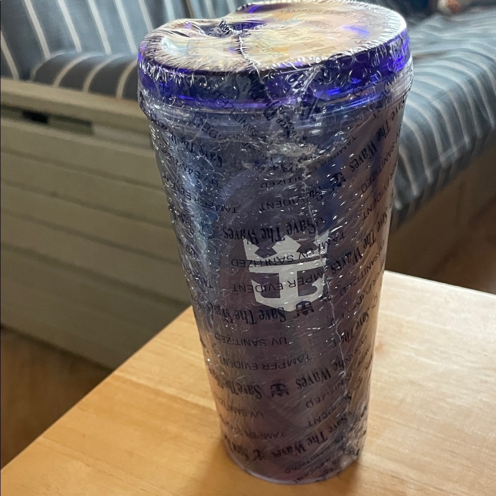 Purple Insulated Travel Tumbler - Brand Unspecified